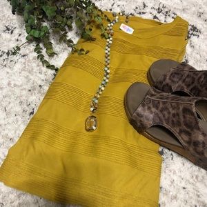 Mustard LuLaRoe dress